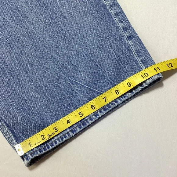 Abercrombie & Fitch Low-Rise Ultra Loose Light Blue Denim Jeans - Picture 12 of 13